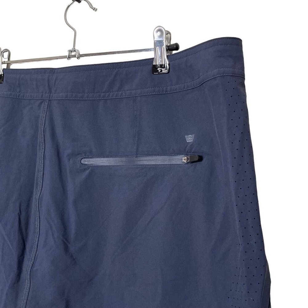 Mack Weldon 4 Way Active Shorts Navy Zipped Pocke… - image 5